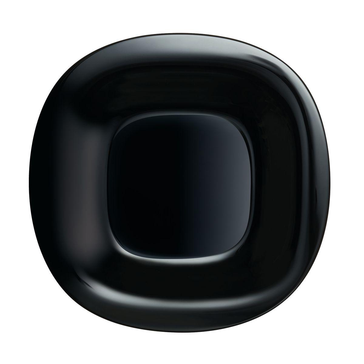 Assiette noire 28,8 x 27 cm Carine - Luminarc