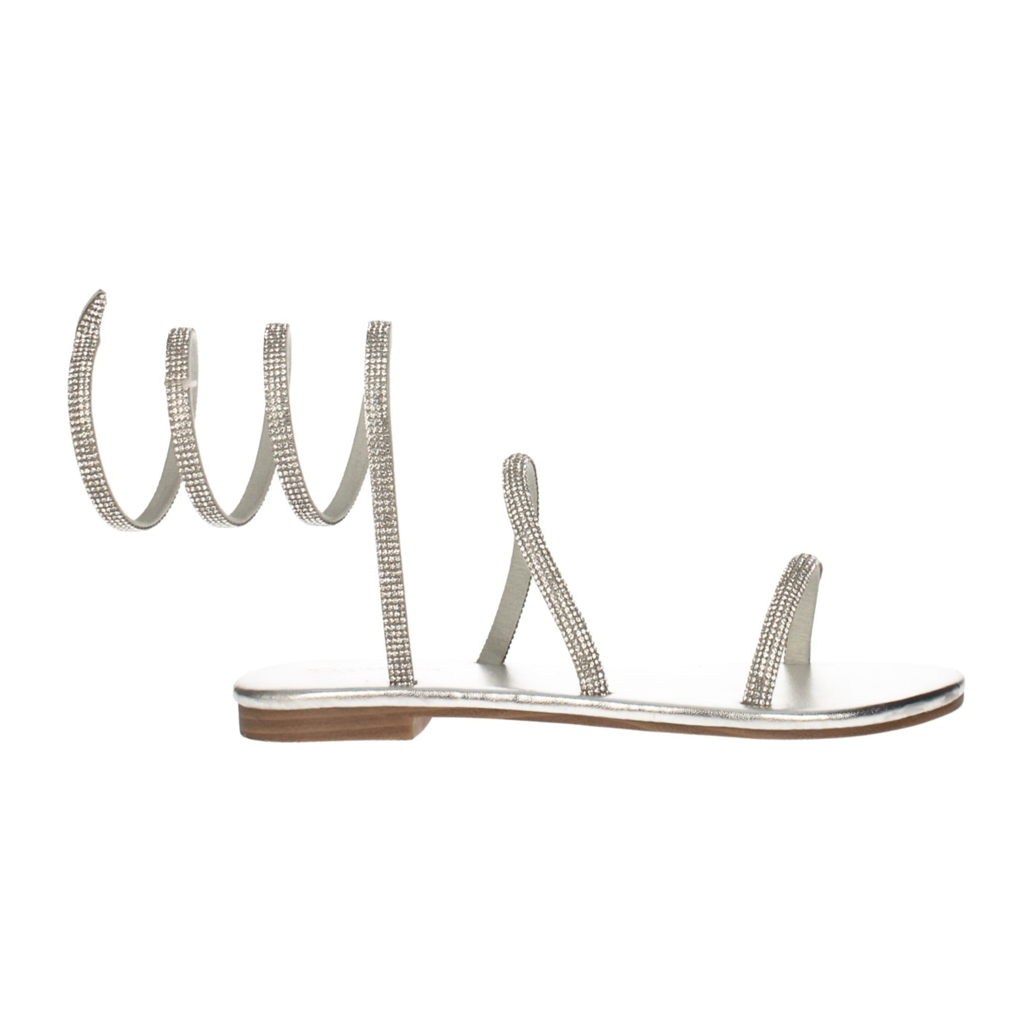 Sandali Donna Tata Italia Argentato