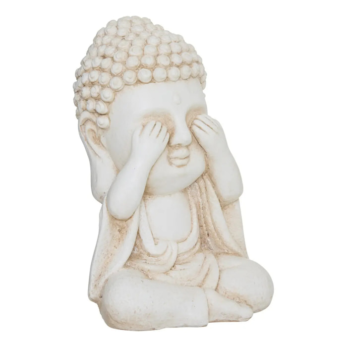 Statuette bouddha Ilan blanc