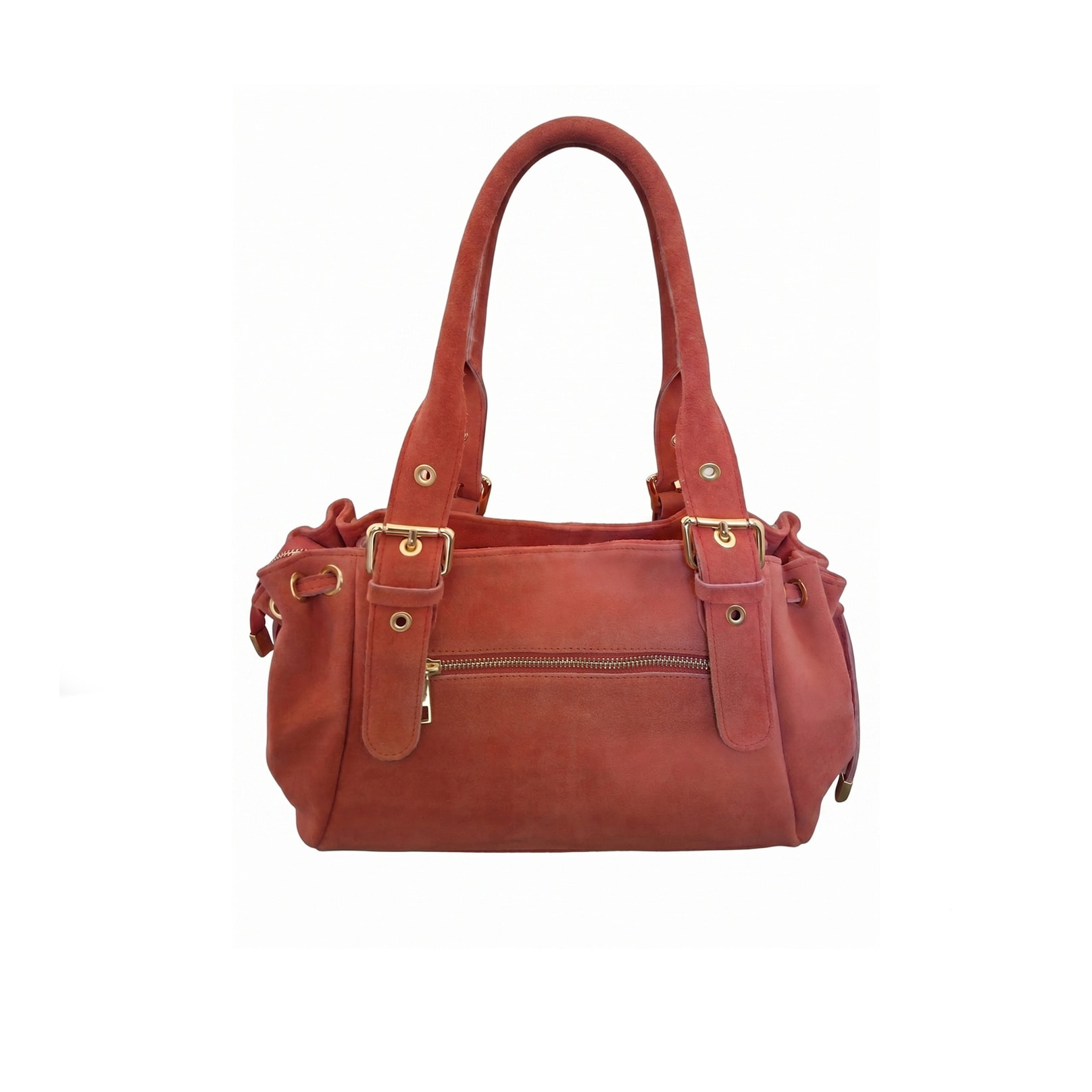 Borsa a mano da donna Made in Italy - Modello Lumena Lux - 100% pelle - 20.0 x 21.0 x 33.0 cm
