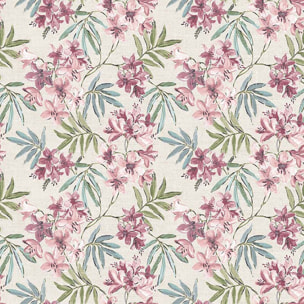 Papier peint LUTECE imprimé jasmin - Rose foncé