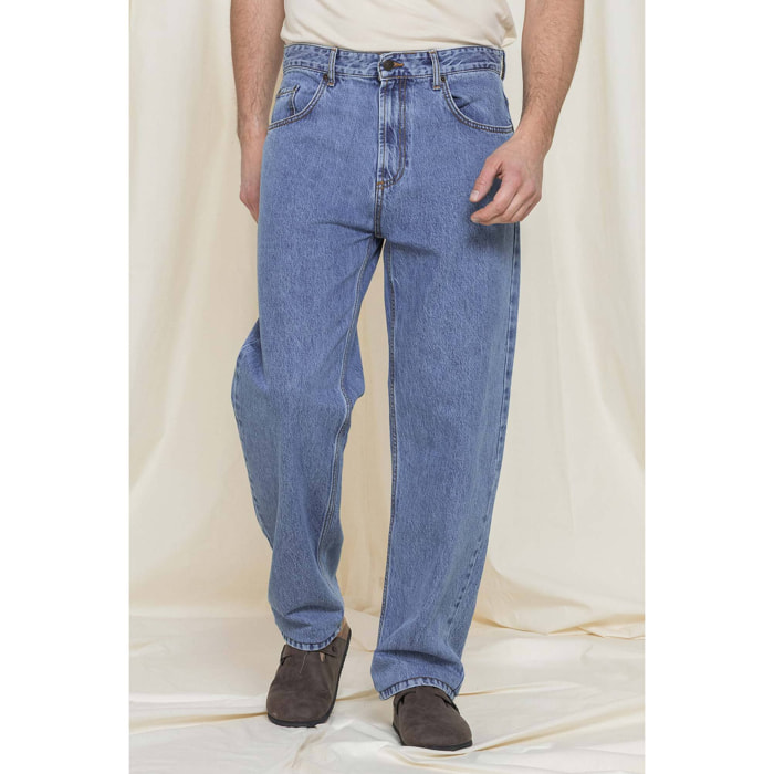 JEANS STRAIGHT FIT IN DENIM OLD STYLE MODELLO BLUE AGE REPLICA