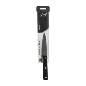 Couteau d'office inox "Essentiel Black" lame 9cm
