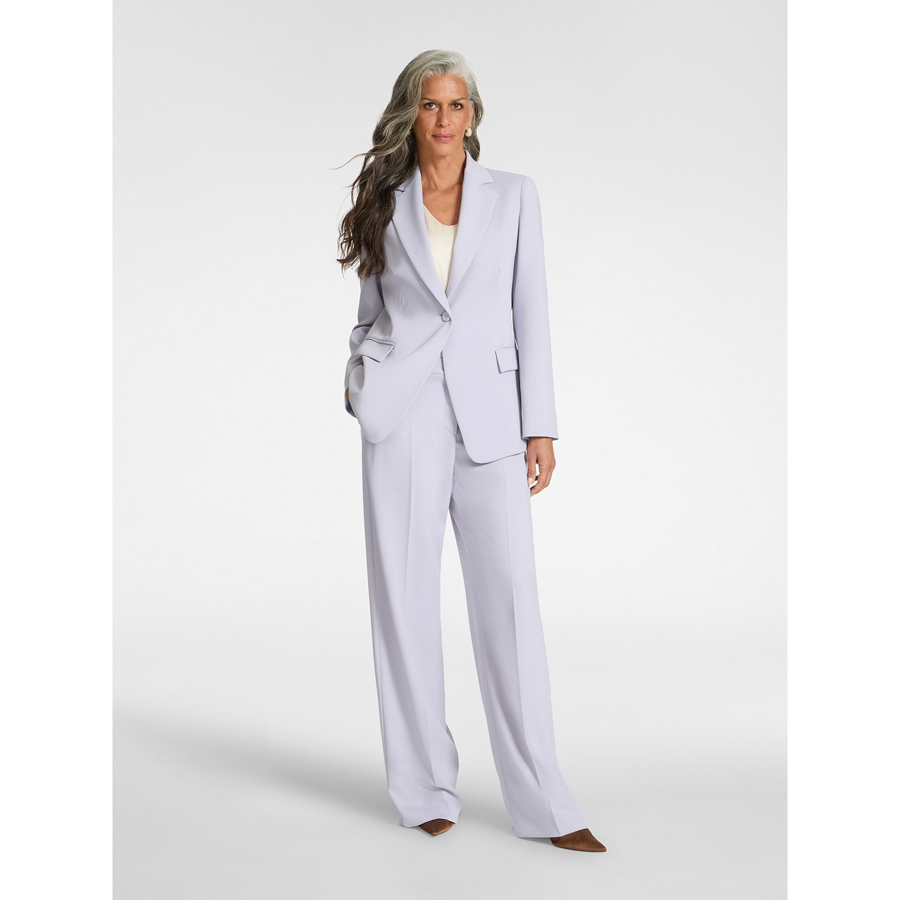 Elena Mirò - Pantalones de cady - Violeta