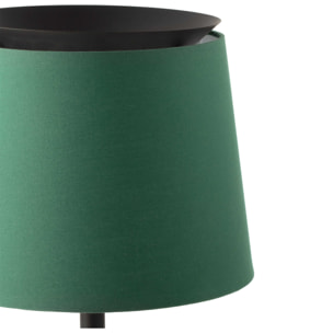 SAVOY Lampe de table noire/vert