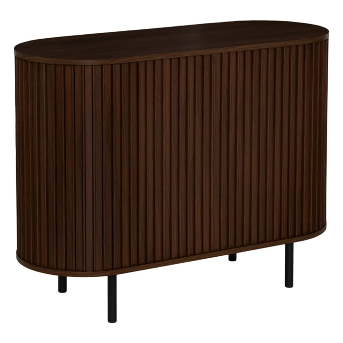 Buffet Alcôve rectangulaire 75x100cm 2 portes marron