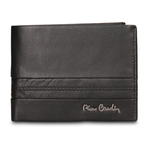 Portafoglio uomo in vera pelle - Modello Silvano Elite - Casual - 12.5 x 9.0 x 2.0 cm