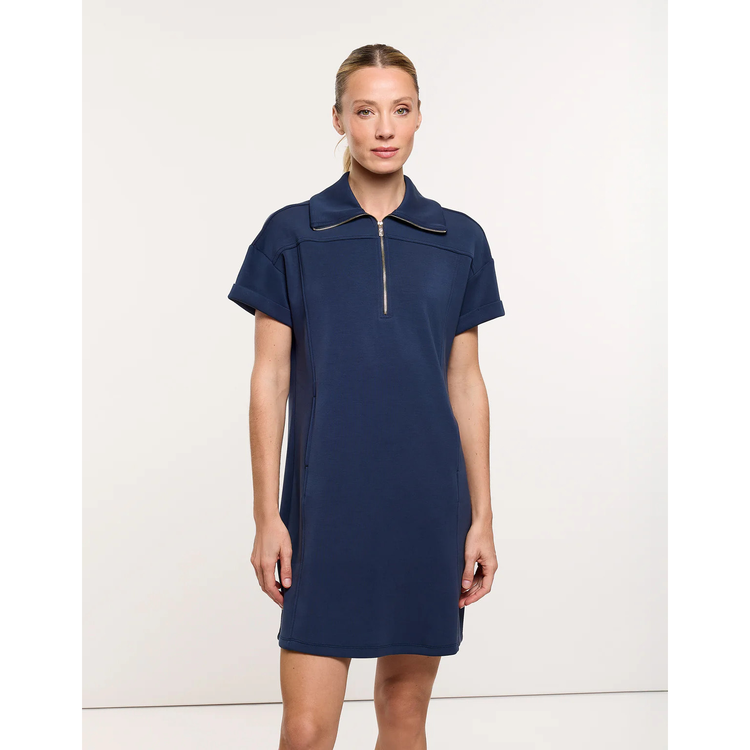 Vestido Corto Azul Marino - Elika