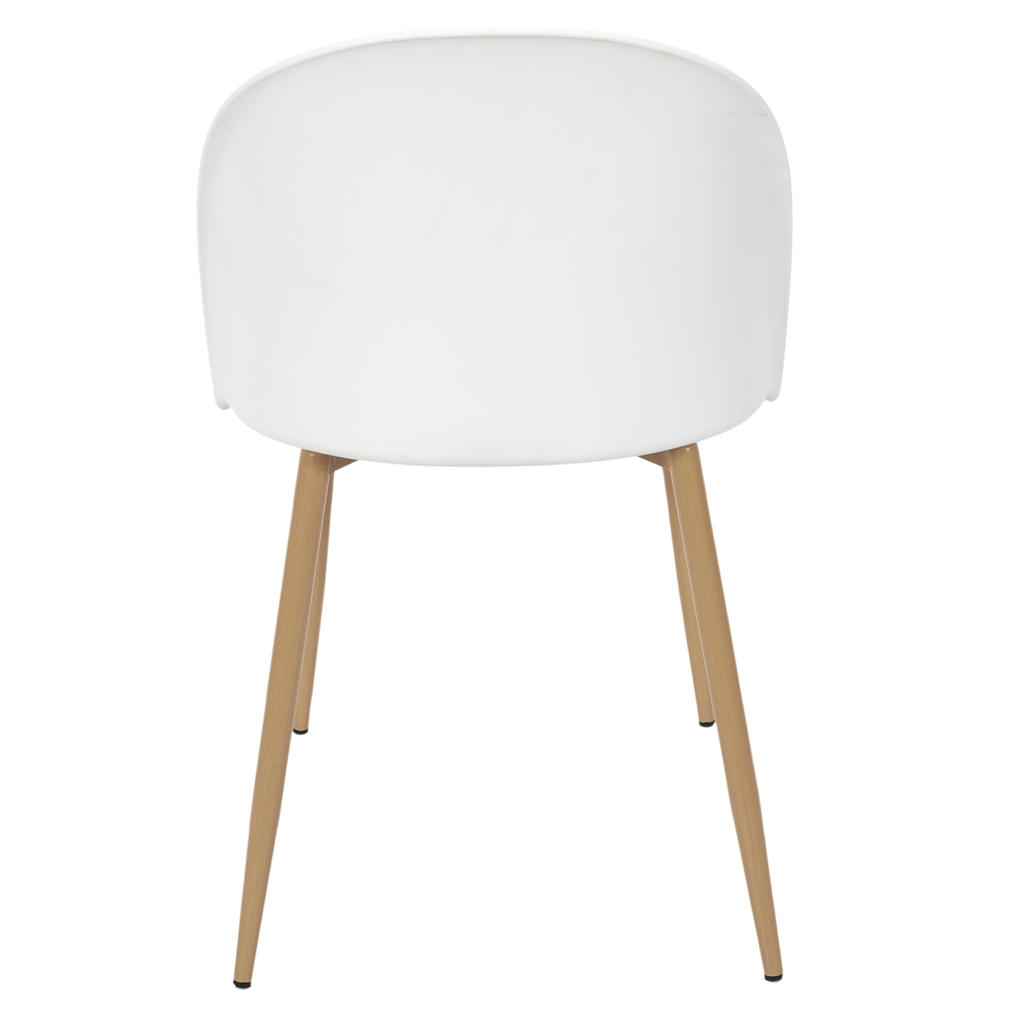 Chaise Scandinave Bergen Blanc - Lot De 2