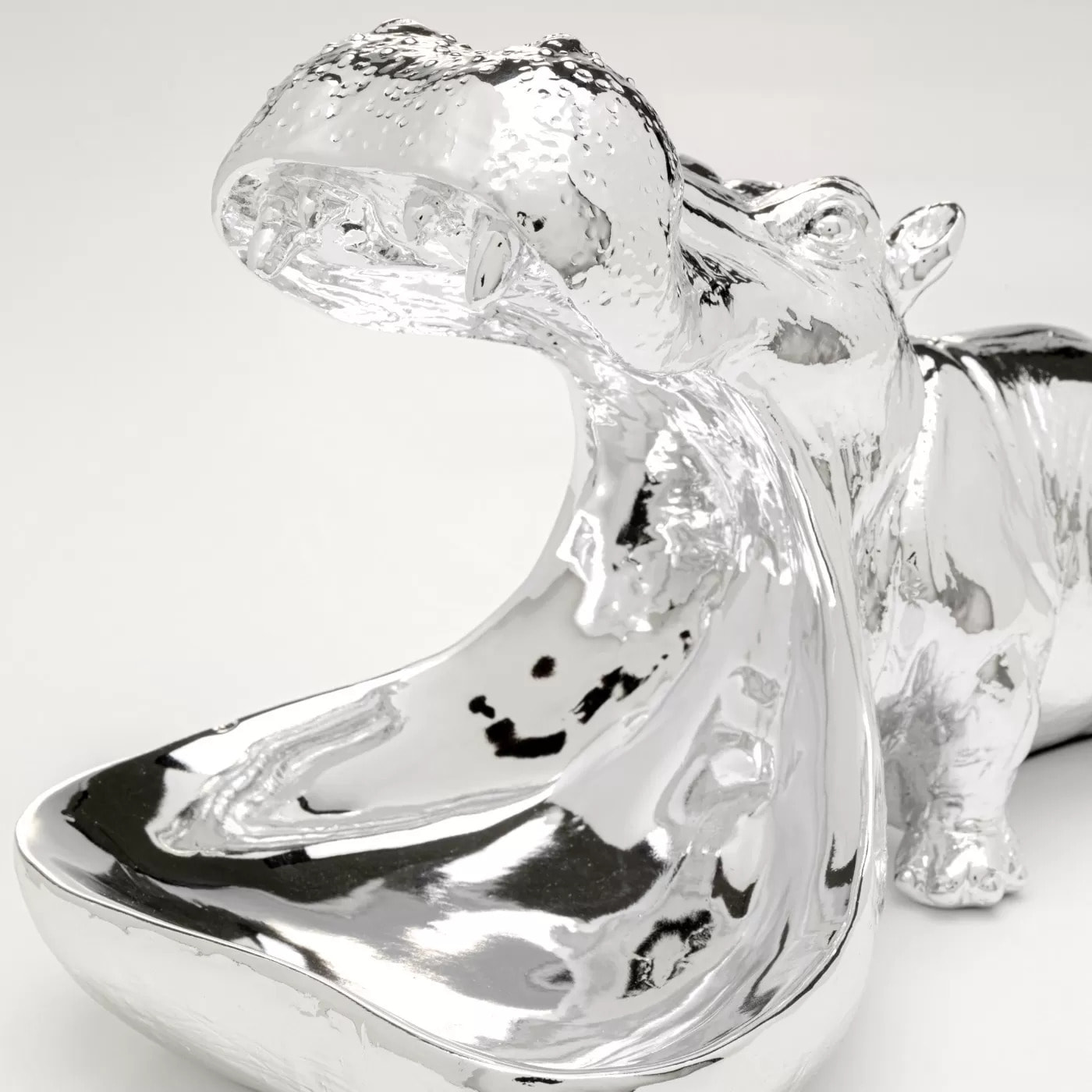 Coupe hippopotame argenté Kare Design