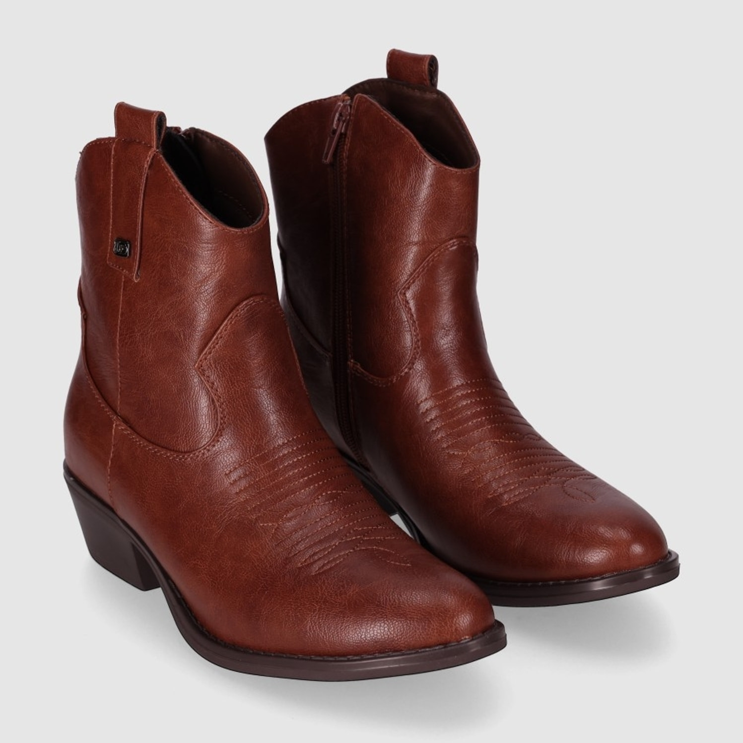 Botines - Cuero - Tacón: 5 cm