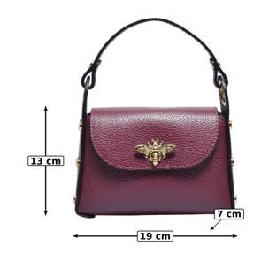 Tote Anna Luchini Bordeaux