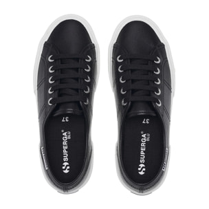 Superga - Uomo Donna Nero - 3750 Vegan Tumbled Material Leggera