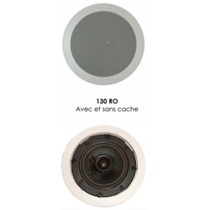 Enceinte encastrable DAVIS 130 RO Blanc