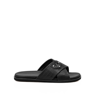 PHILIPP PLEIN Sandalias planas COCCO