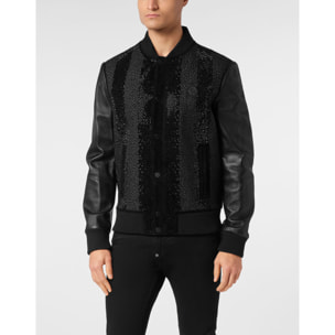 PHILIPP PLEIN Leather Bomber
