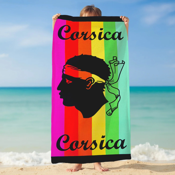 Serviette de plage microfibre enfant - Fino - 70x140cm - 250g/m²