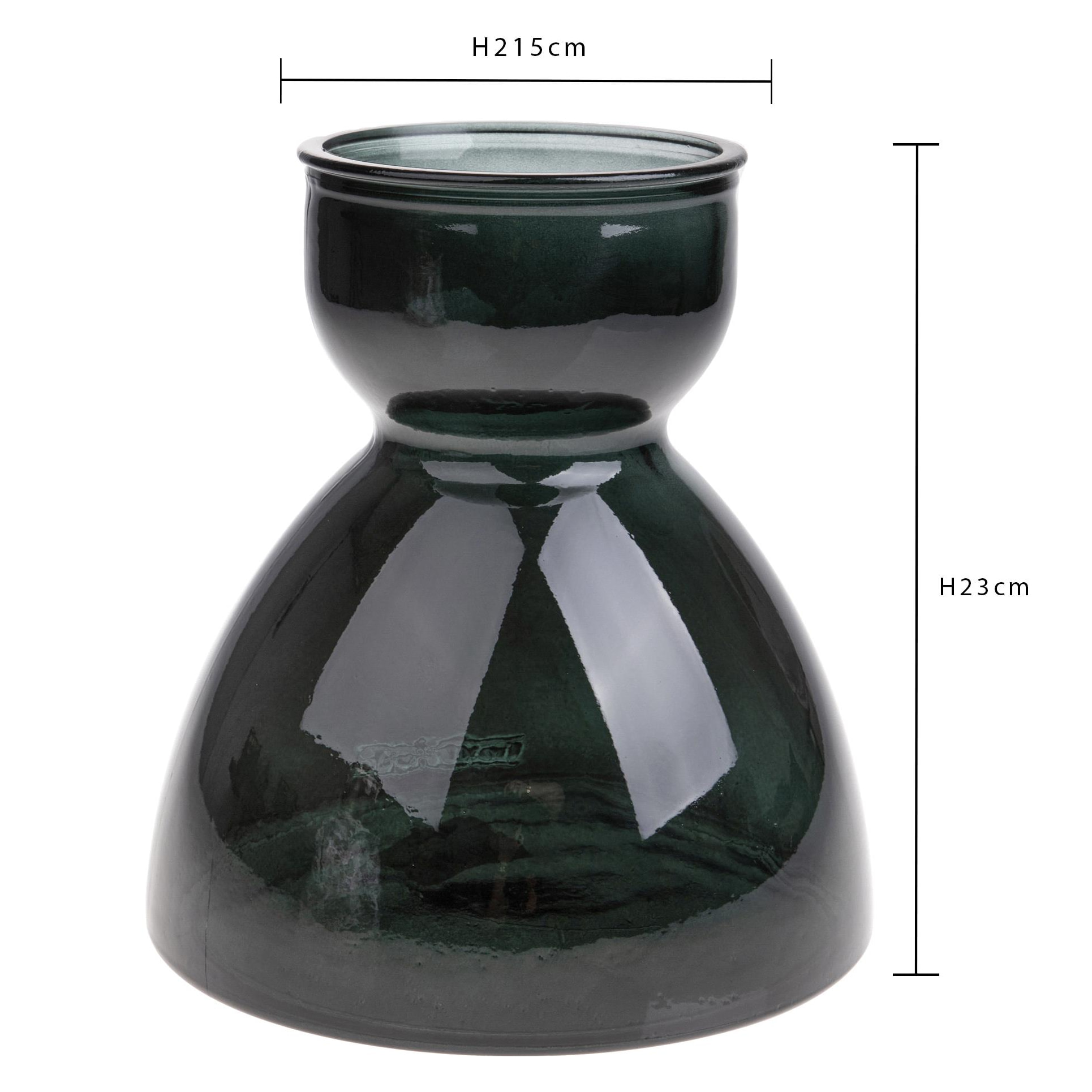 Vaso Chocolate Sky 23 Cm - Pezzi 1 - 21,5X23X21,5cm - Colore: Verde - Bianchi Dino - Decori Casa E Complementi