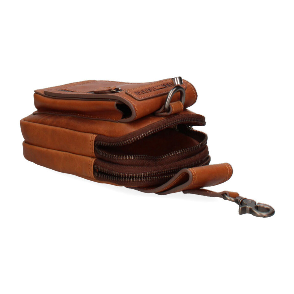 Borsa da cintura  da uomo In Vera pelle Made in Italy 23x14x7,5 cm