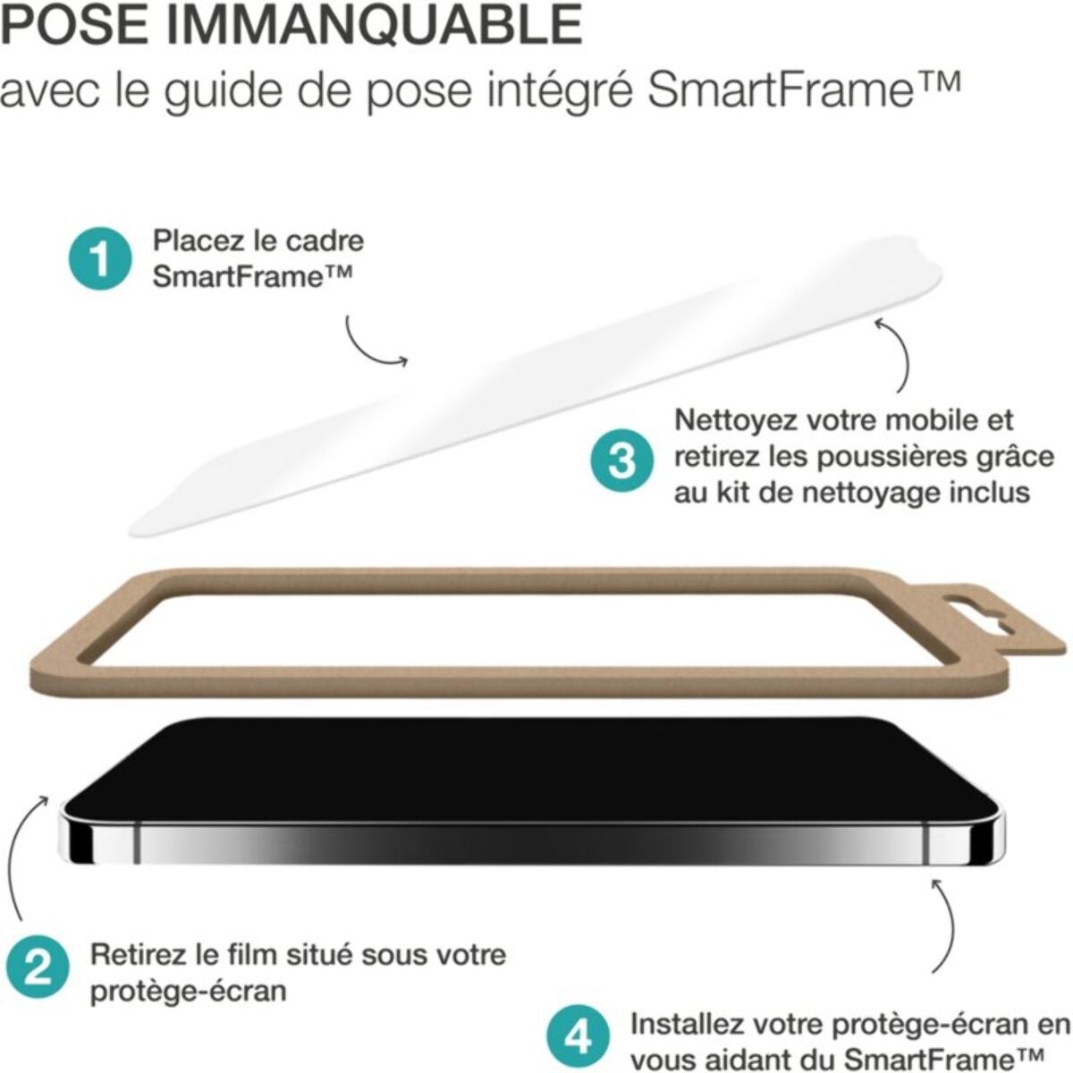 Protège écran BIGBEN CONNECTED honor 600 GRS + SmartFrame