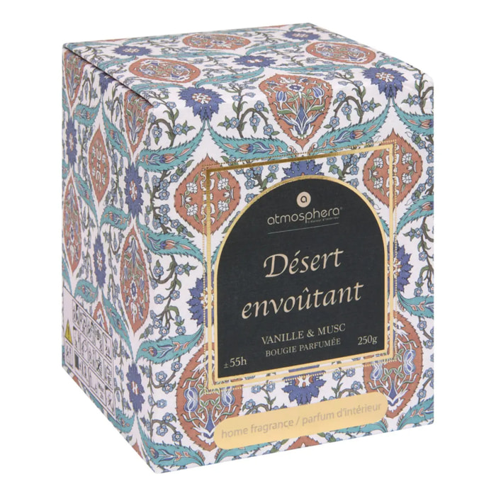 Bougie parfumée Lucia 250g pot céramique vanille