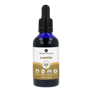 PLANETA HUERTO | Extracto de Llanten 50 ml – Suplemento Natural para la Digestión y Cicatrización de Heridas