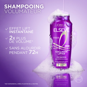 L'Oréal Paris Elseve Collagen Lifter Lot de 2 Shampooing Volumateur 250ml