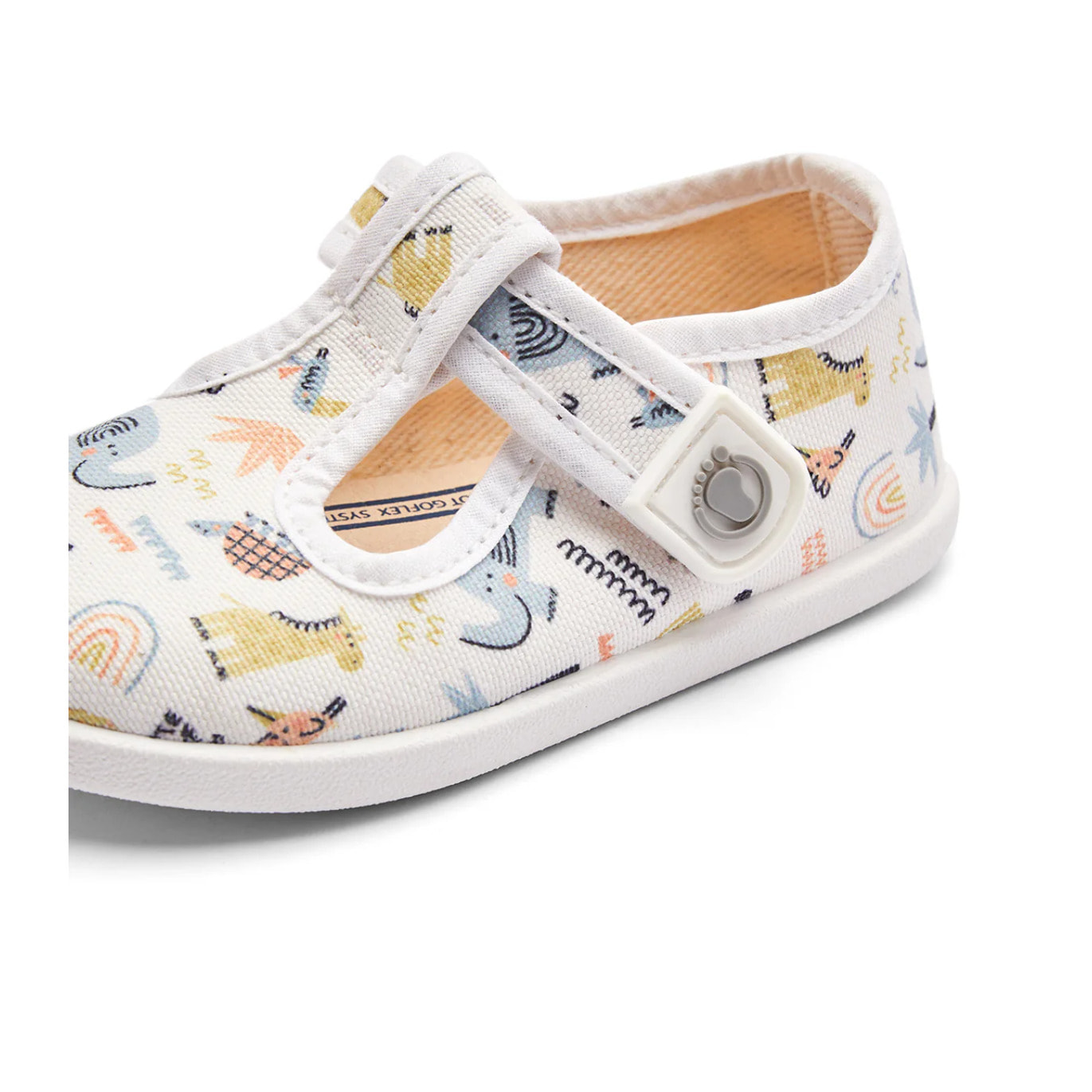 Pepitos de Bebés Estampado Selvático y Diseño Ergonómico Mary Janes