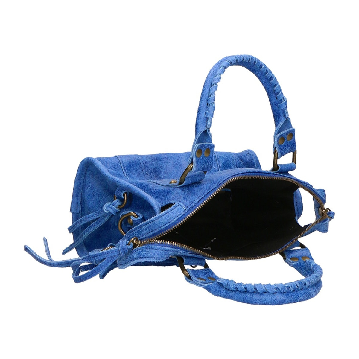 Borsa a spalla da donna - Modello Erisia - Vera pelle - 25.0 x 15.0 x 10.0 cm
