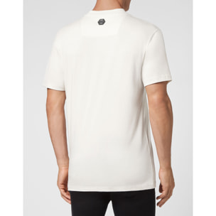 PHILIPP PLEIN Camiseta de cuello redondo y manga corta SKELETON