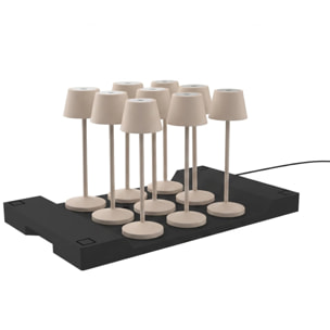 9 Lampe de table EMILY + Socle de charge