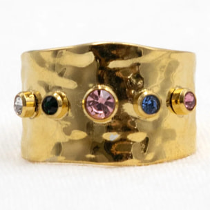 ANILLO COLORFUL WHIM · DORADO