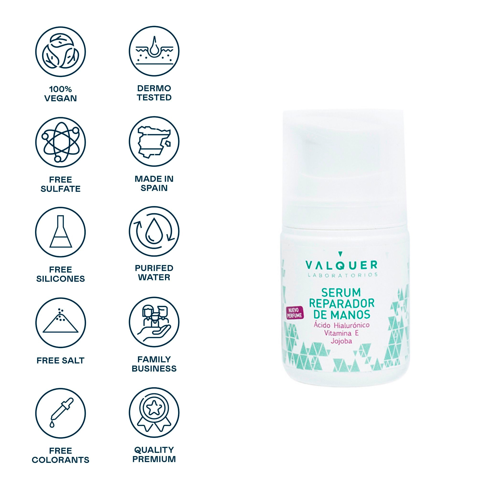 Valquer Serum reparador de manos - 50ml