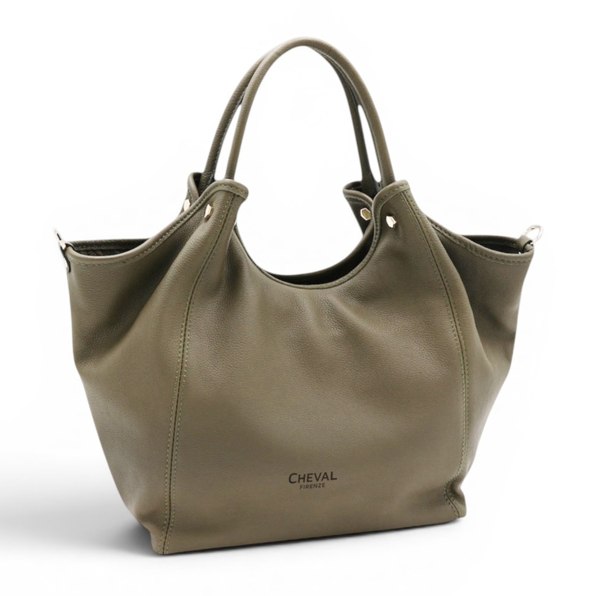 Borsa a Mano Cheval Firenze Karina Verde Militare