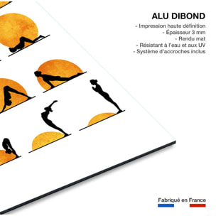 Tableau zen yoga days  Tableau alu Dibond