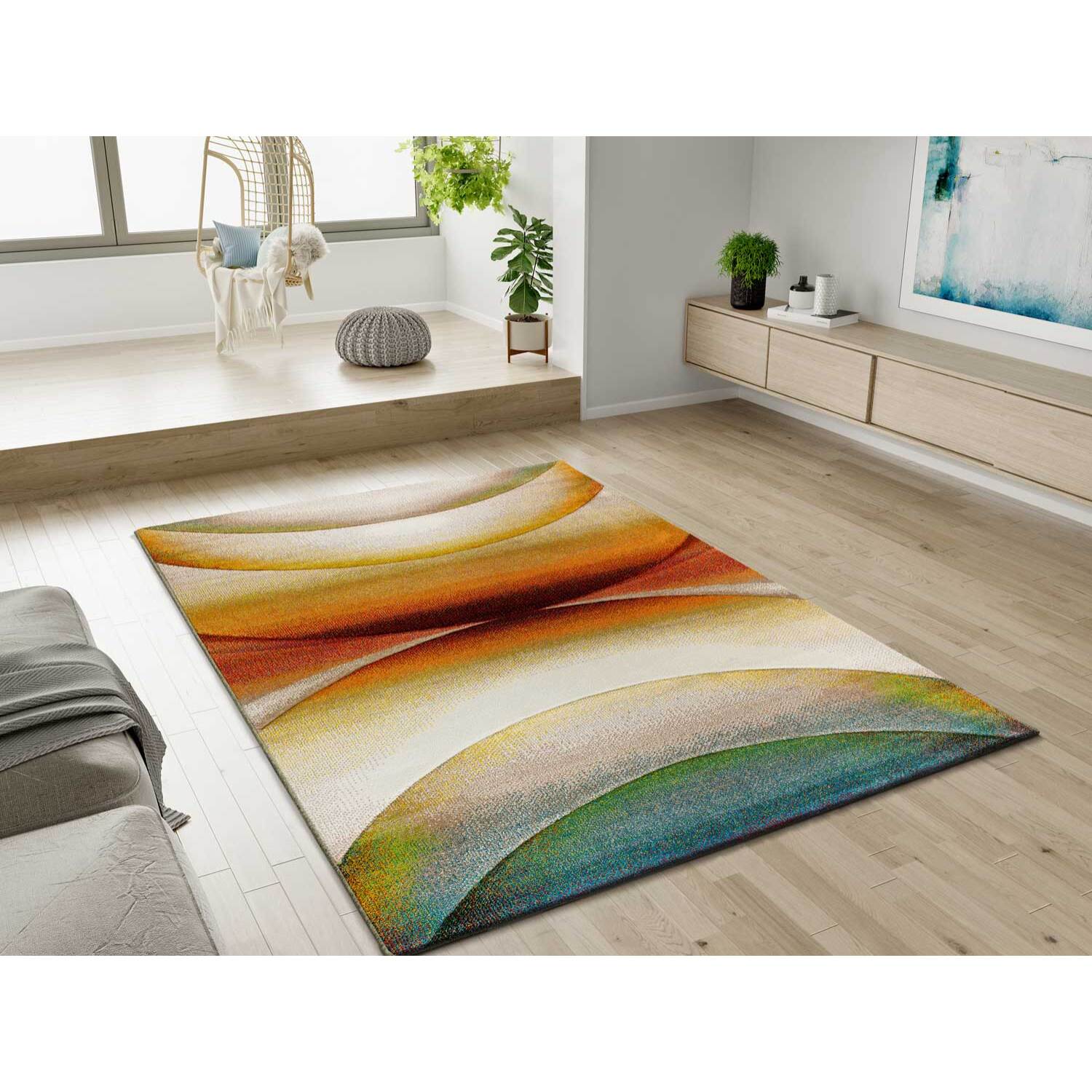 LIBET Alfombra abstracta en multicolor, varias medidas disponibles