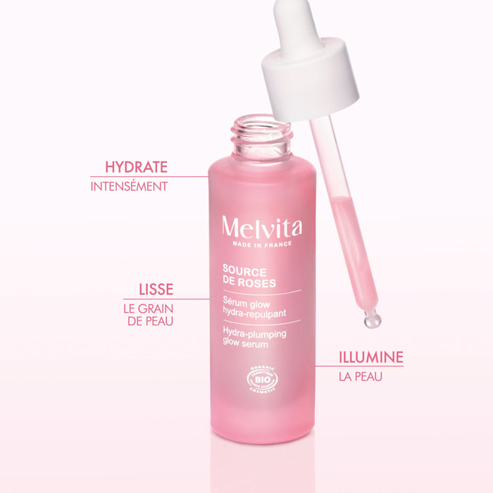 Source de Roses - Sérum Glow Hydra-Repulpant 3en1 30ml