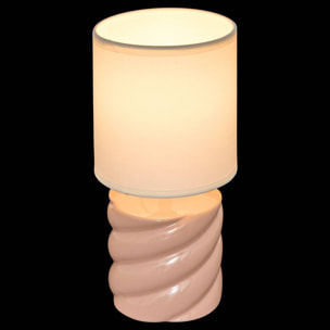 Lampe Noly H27cm peche