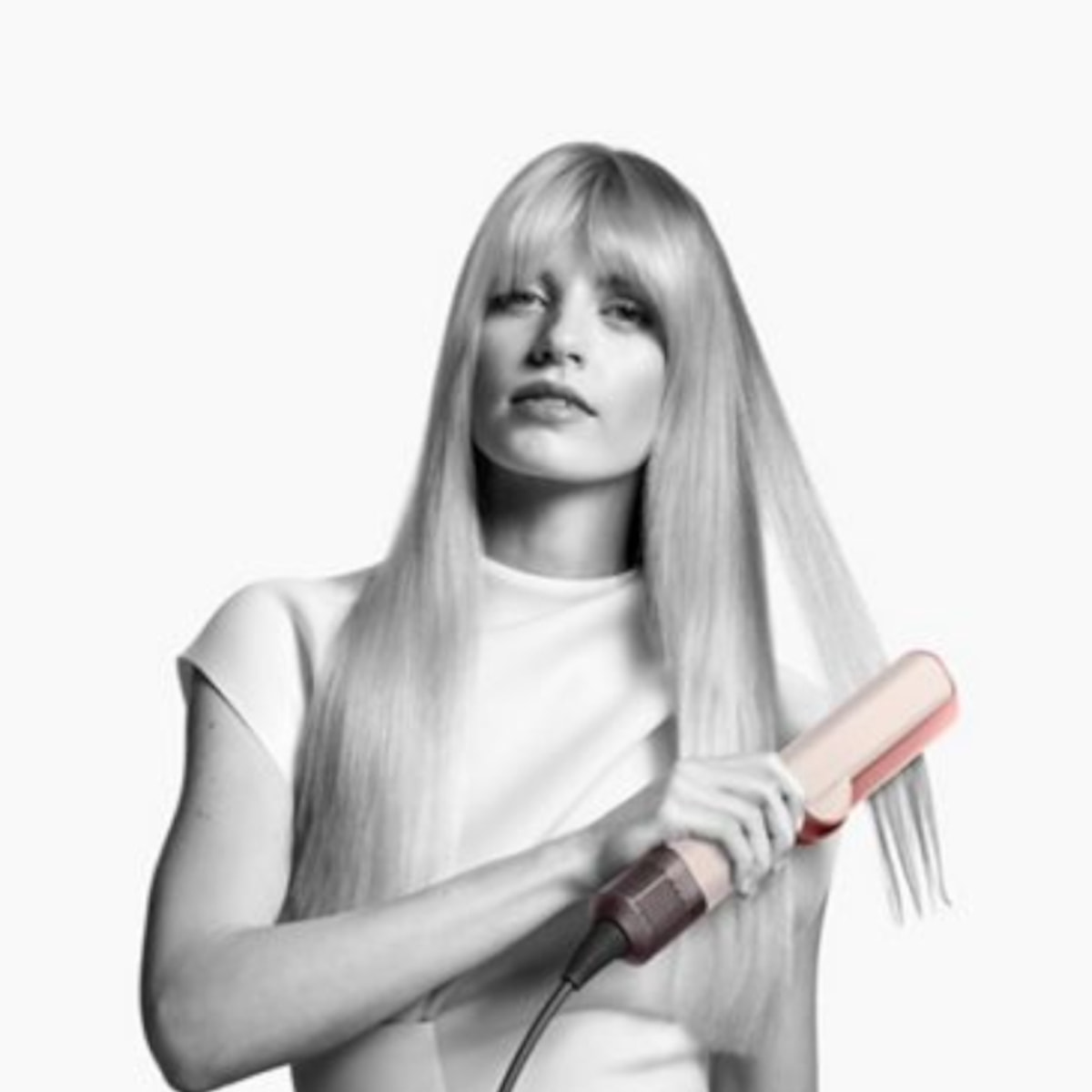 Piastra asciugacapelli Dyson Airstrait™ (Cipria e oro rosa) | Nuovo