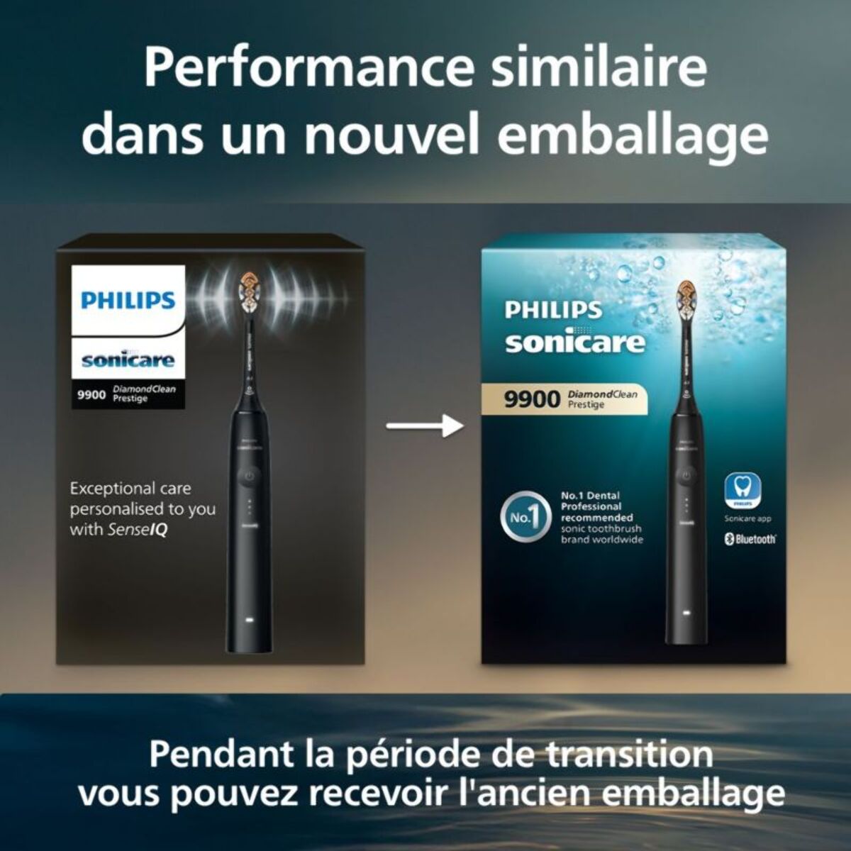 Brosse à dents électrique PHILIPS Sonicare Diamondclean Prestige 9900 HX9992/11