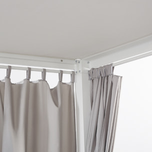 Lit de jardin 2 places gris - MALAGA