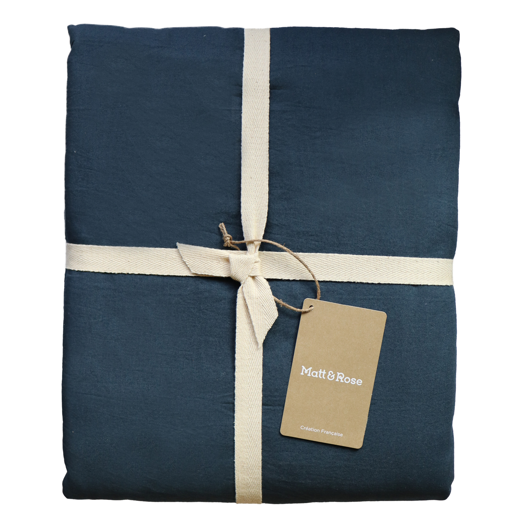 Set de 2 taies d'oreiller unies à volant, COTON LAVÉ