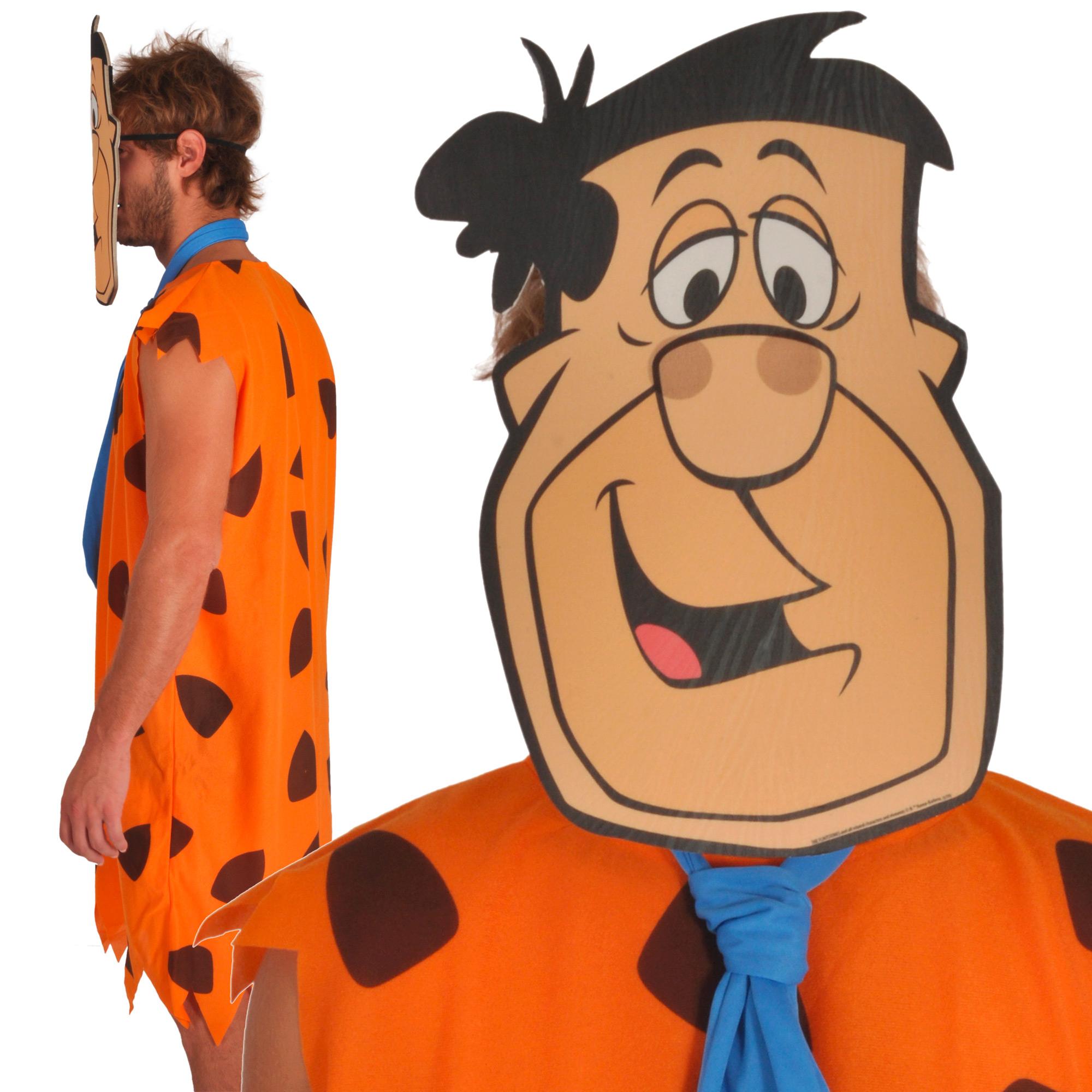 Costume Fred Flintstones Antenati Prodotto Originale Adulto