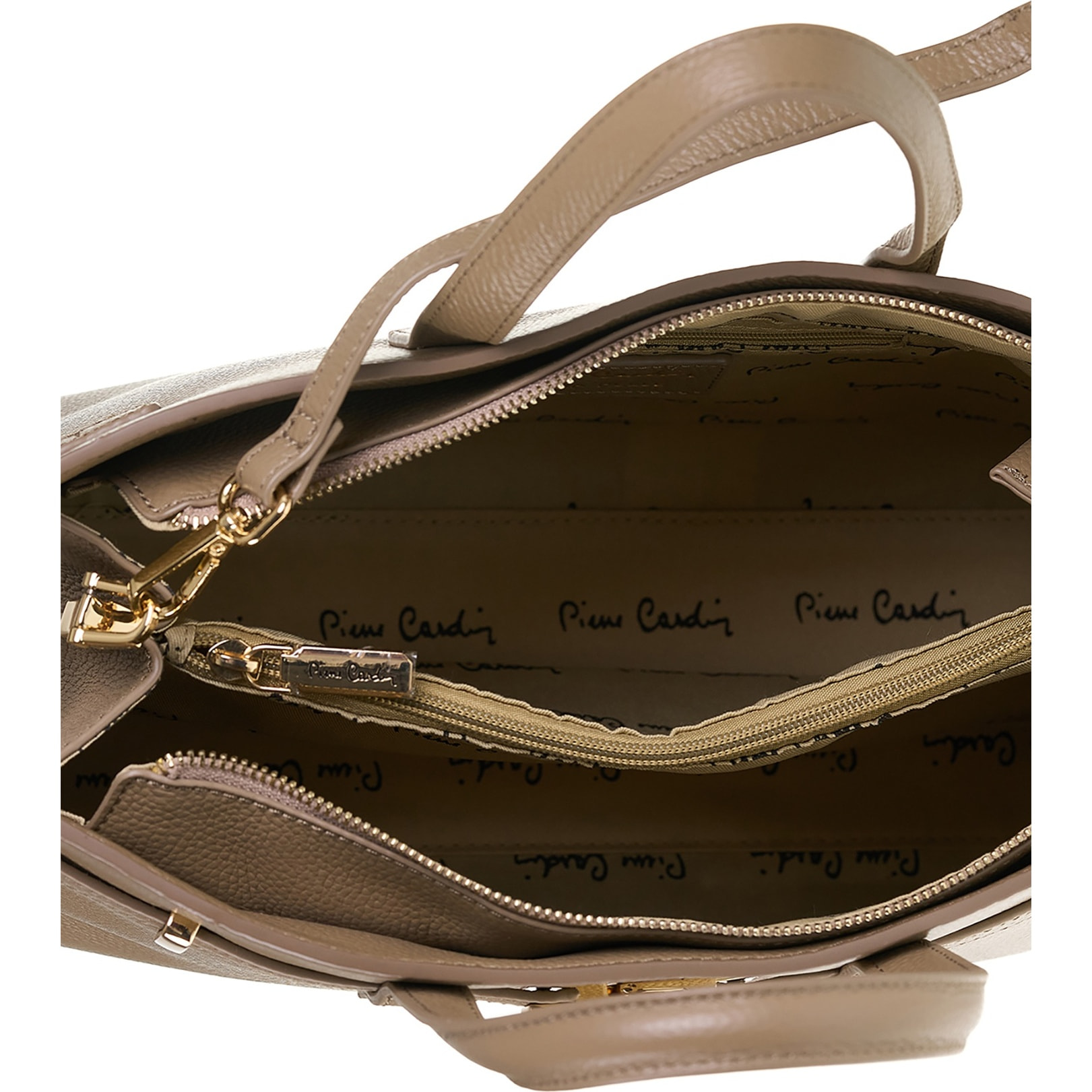 Borsa a mano da donna Made in Italy - Modello Celeste Ultra - 100% pelle - 37.5 x 24.5 x 13.0 cm