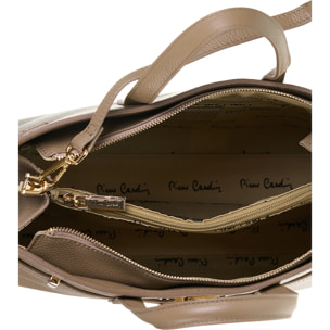 Borsa a mano da donna Made in Italy - Modello Celeste Ultra - 100% pelle - 37.5 x 24.5 x 13.0 cm