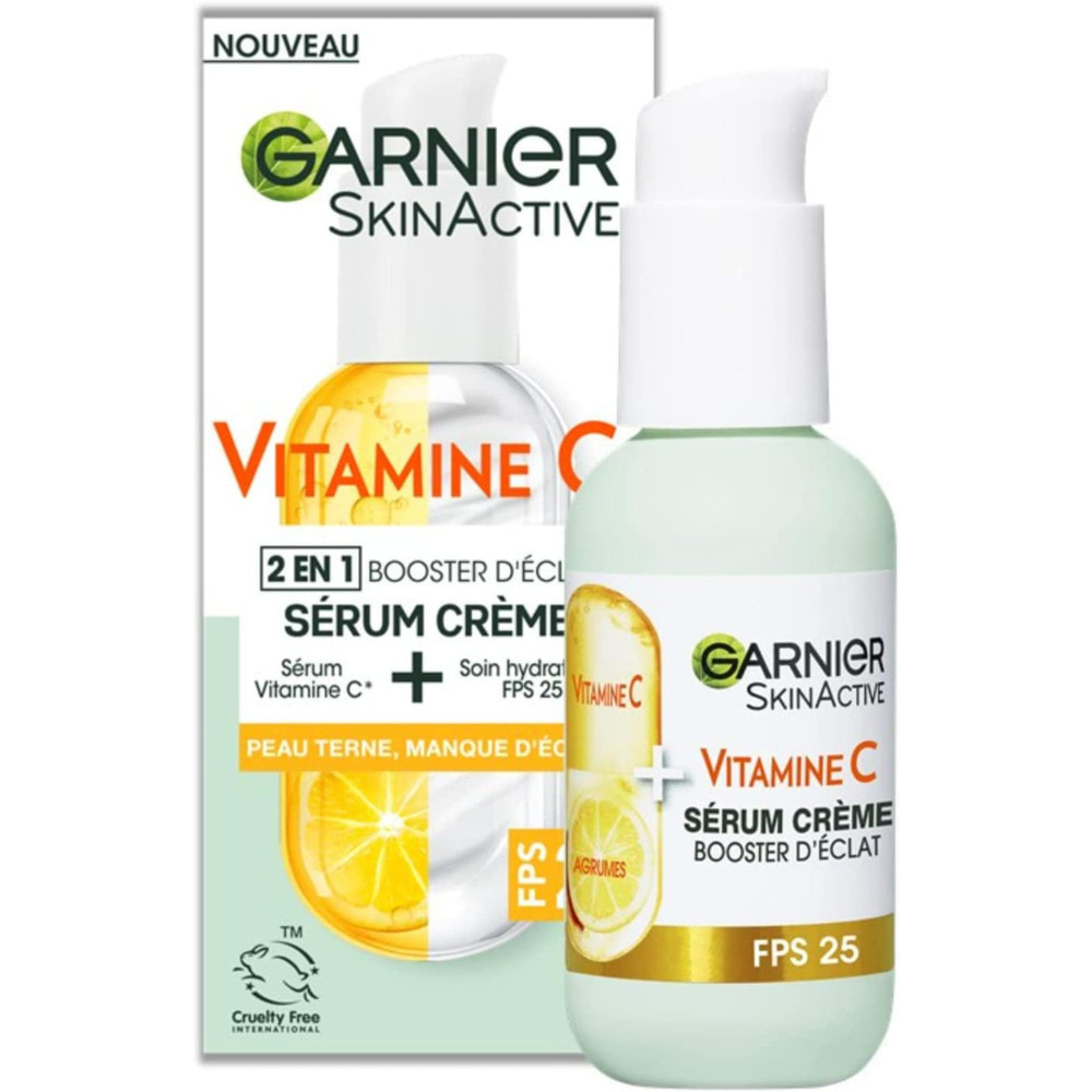 image-Garnier SkinActive Vitamine C Sérum Crème 2en1 Booster d'éclat