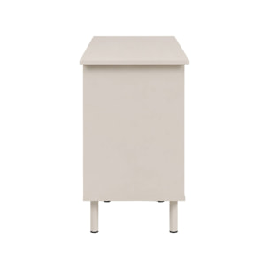 Bureau décor bois et métal 1 tiroir 1 porte ELLIE