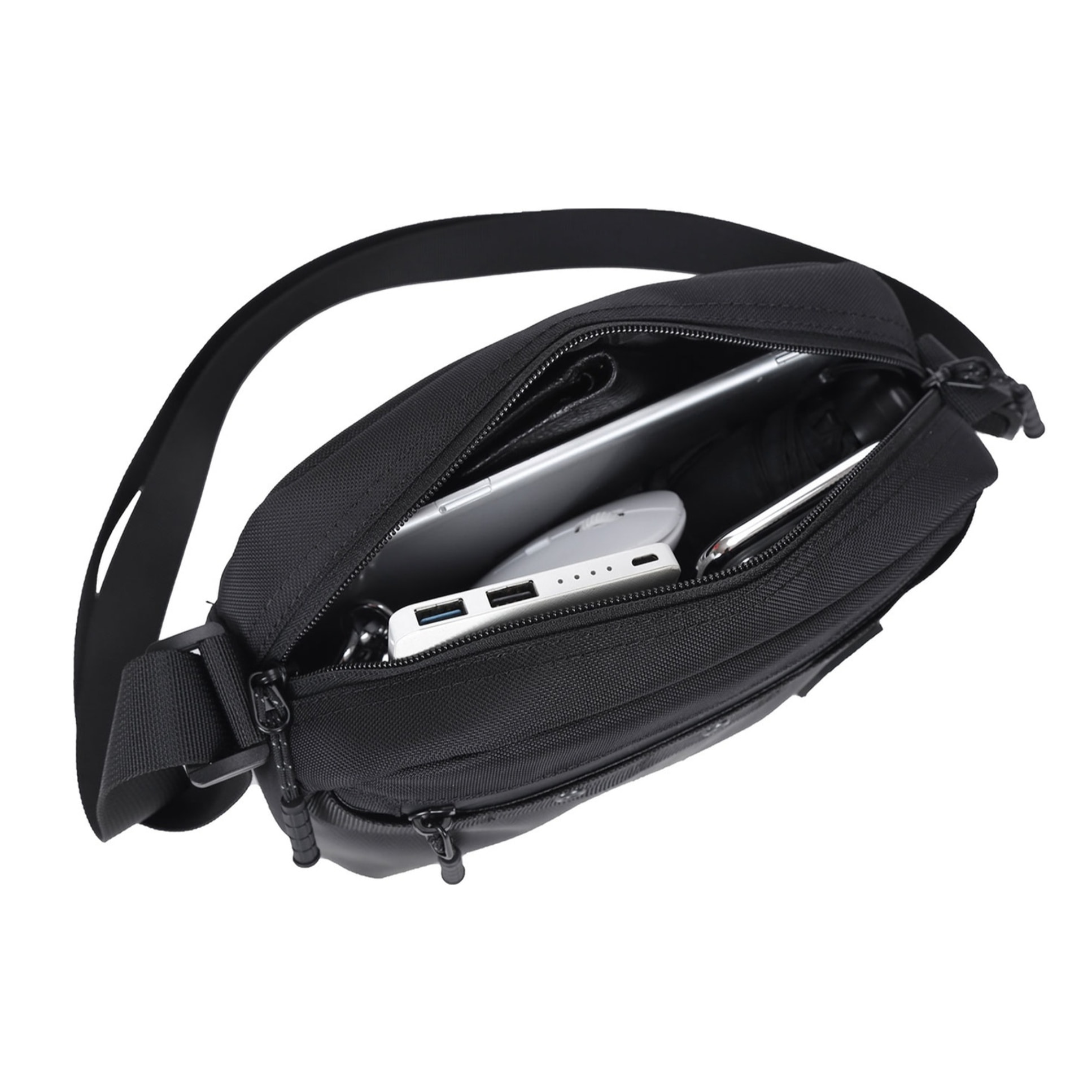 Borsa a tracolla unisex - Modello Astraea Elite - Poliestere - 24.0 x 7.5 x 16.0 cm
