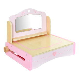 Coffret jeu beauté Elia 25,5x32cm rose