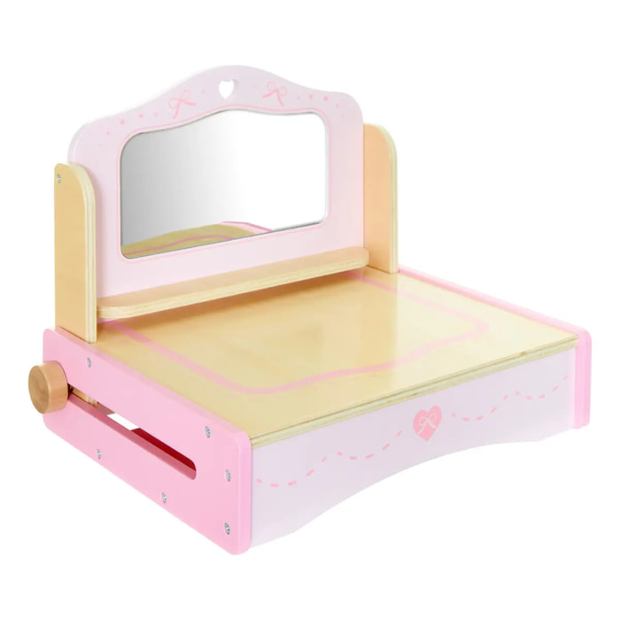 Coffret jeu beauté Elia 25,5x32cm rose